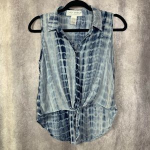 Tie-Dye Button Up Tank